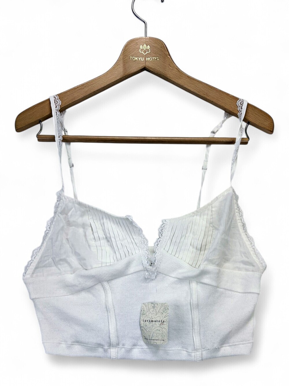 Free People Intimately Lace Trim Brami Tank Top S NWT